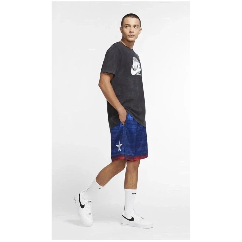 Men's NIKE Team USA Limited Basketball‎ Shorts CQ0176-451 Blue Large